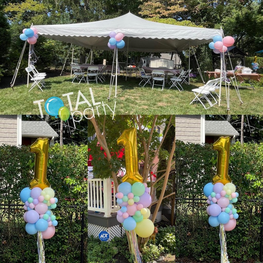 We love 1st birthdays! 🎈
#outdoorballoons #balloons #firstbirthday #eastbrunswicknj  #balloonsbytotalparty #organicballoons