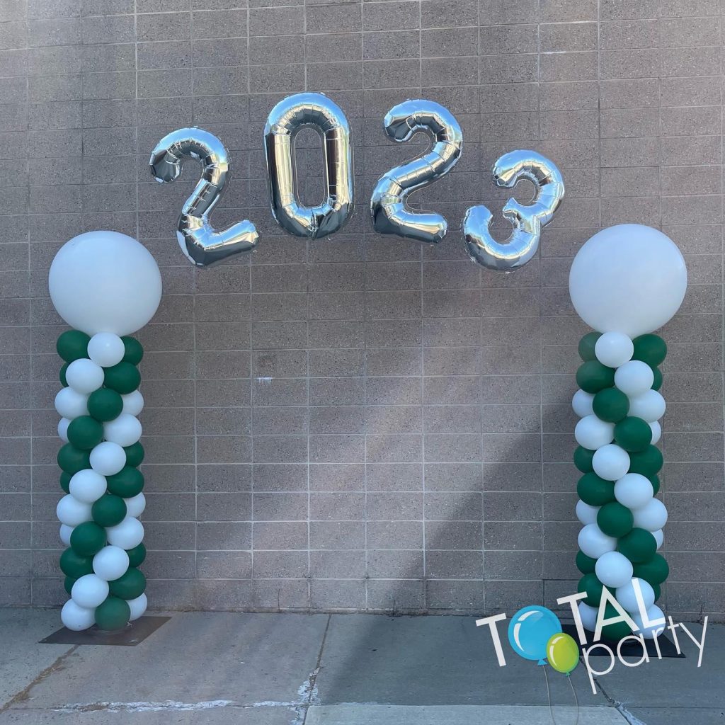Senior send-offs have started. The school year is almost over! #ebhs #ebtrackandfield #2023balloonarch #balloonsbytotalparty #eastbrunswickballoons