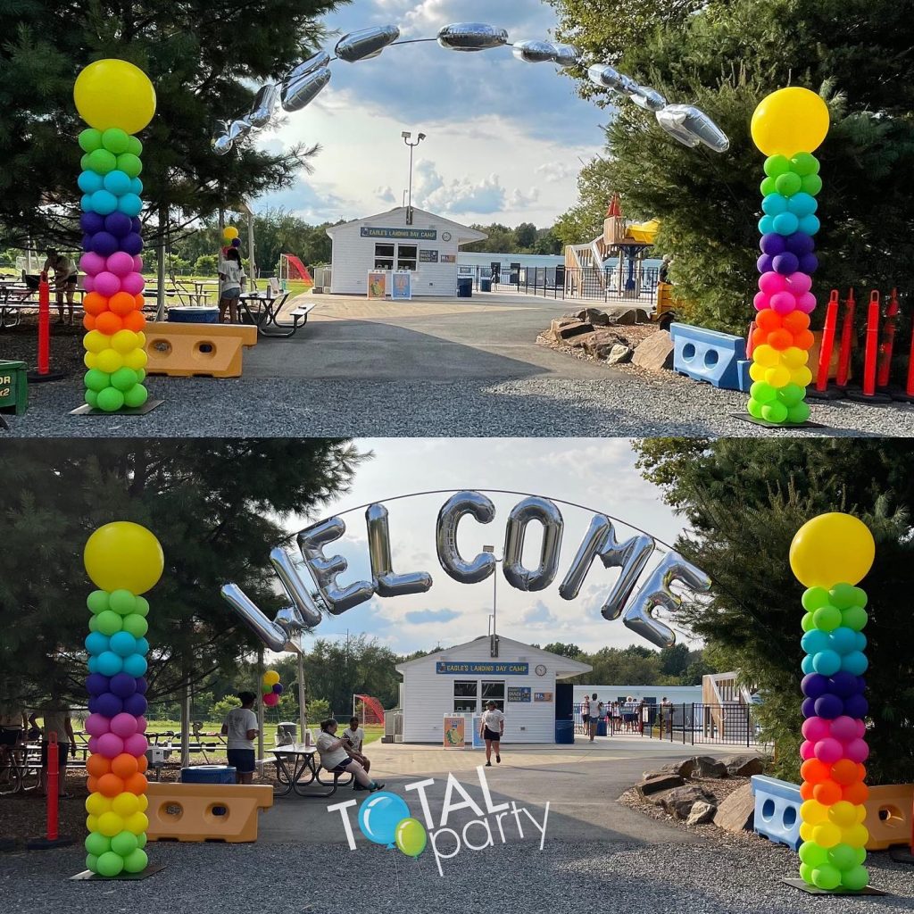 Sometimes on a windy day you just have to be patient and wait for the shot. 
Family Fun Night is always a treat!  This year did not disappoint!
#eagleslanding #eldc #familyfunnight #welcome #balloonarch #churros #bbq #camp #balloonsbytotalparty