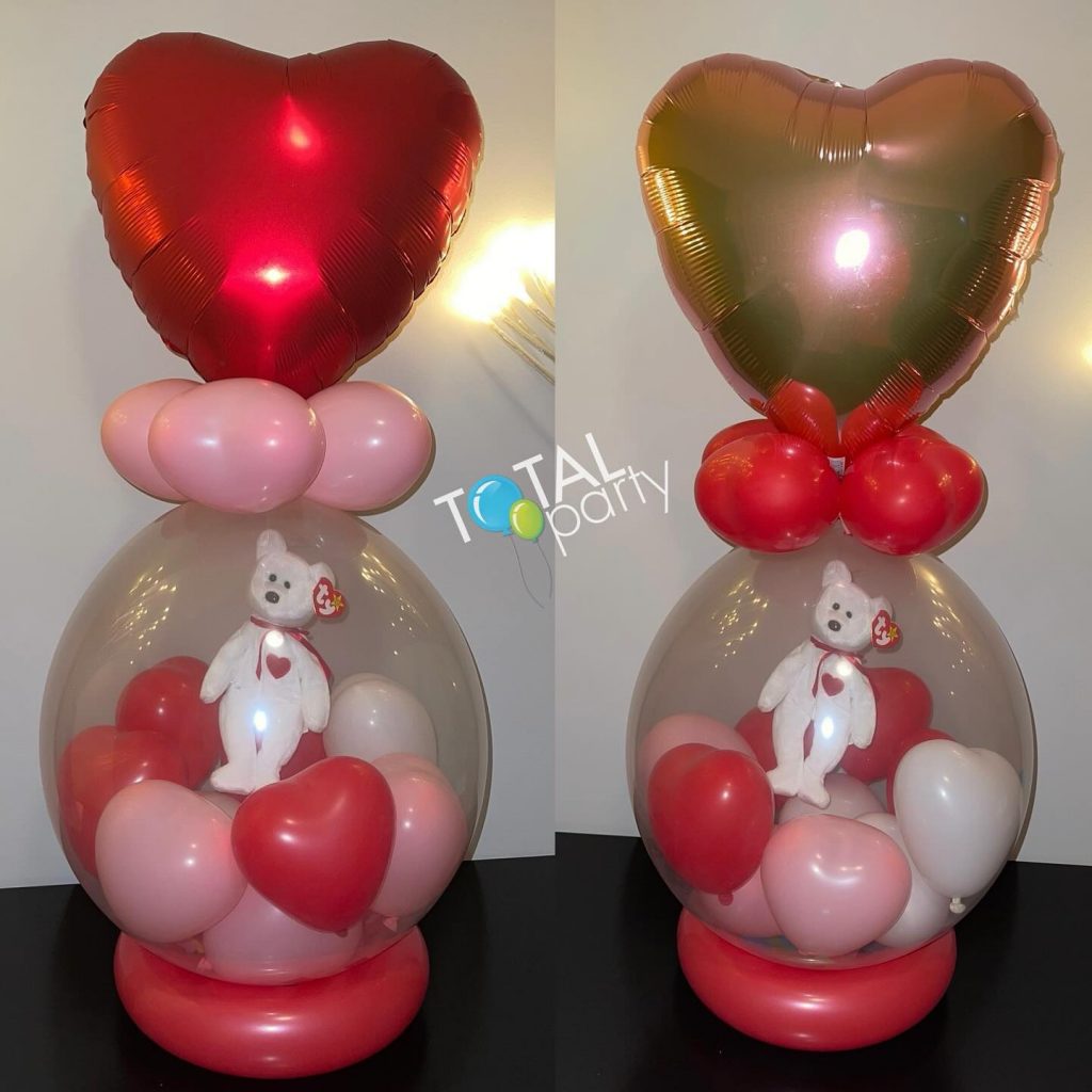 Now available for preorders!  Adorable Beanie Baby Bear inside a stuffed balloon to give to your Valentine!
Order online at www.Total-Party.com. Limited quantities available. Only $55 if preordered by 2/7/24. 
.
.

#giftinaballoon #beaniebaby #valetino #valentinesday #bearinaballoon #balloonsbytotalparty #2024