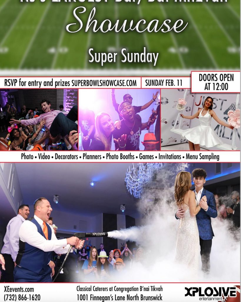 Come visit Total Party and a bunch of amazing vendors at a Mitzvah showcase before the Super Bowl this Sunday!  12-3 PM  Look for the 🎈🎈🎈🎈🎈
#partyshowcase #superbowlsunday #balloonsforyourevent #balloonsnearme #organicballoons #newballoons #customballoons #giveaways #djs #photographers #planners #florist #mitzvah #celebration #party #onceayear