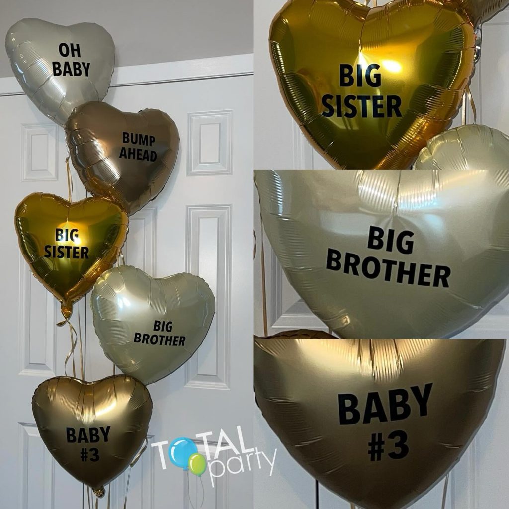 For a gender reveal!
#customballoons #neutral #gold #ivory #genderreveal #heliumballoons #balloonsbytotalparty