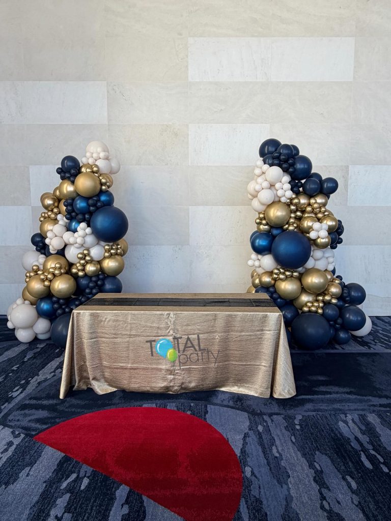 Partnering with Balloon Friends is a win-win!
This event had classic decor, free-form / organic decor and a mix of classic columns with an organic spin. 
#customballoons #corporateevents #balloonwall #balloonsbytotalparty