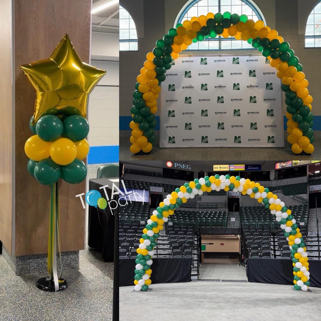 Congratulations to all of today&rsquo;s graduates of Mercer College!! 🎓🎉🙌🏻
#graduationballoons #collegegraduation #balloonarches #balloonsbytotalparty