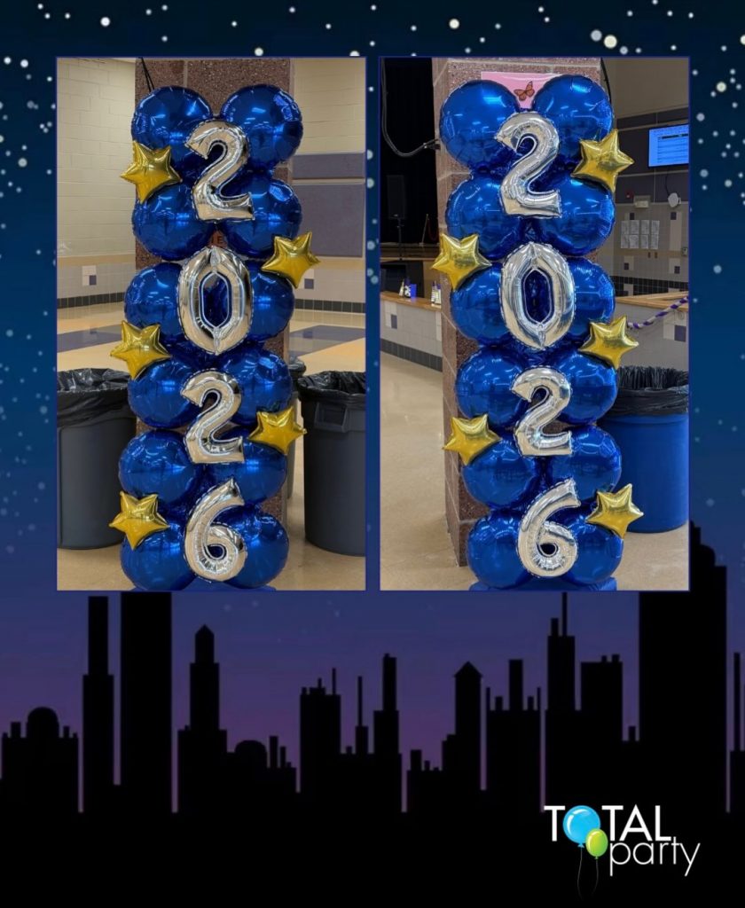 Tonight&rsquo;s Semi-formal is ready to go at Churchill Junior High!  It&rsquo;s always a treat to go back and decorate my former schools!  Go Bears! ✨🌟⭐️🌟✨

Tag @TotalParty if you see the balloons!

#nolatex #latexfree #semi2026 #citylights #balloonsbytotalparty