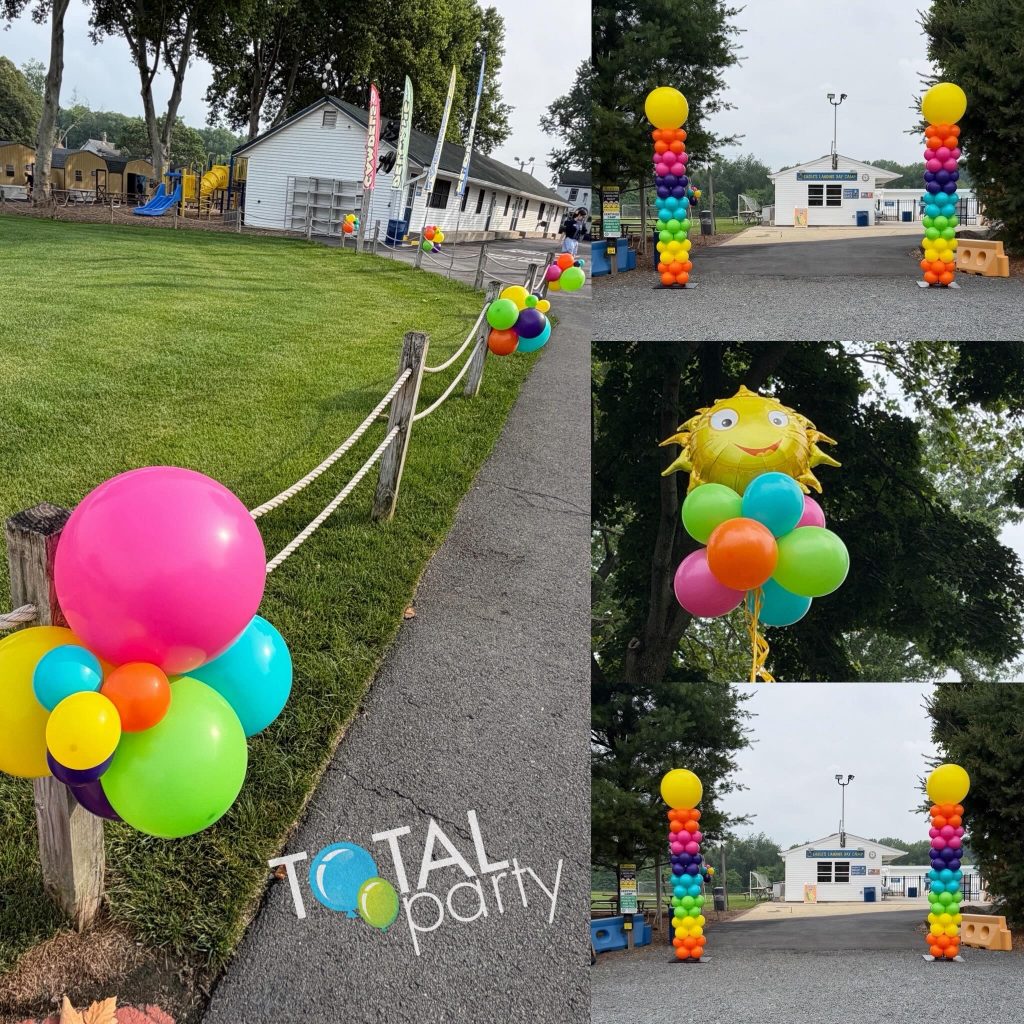A picture perfect day for Spring into Summer at @eagleslandingdaycamp !

Camp starts tomorrow and the kids are going to have a blast. 🌞☀️🌞

Always grateful to work with the amazing people at ELDC. 
#camp #daycamp #brightballoons #balloonsbytotalparty #ballooncolumns