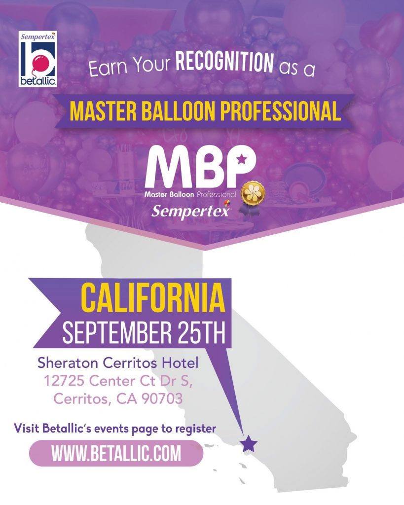Have you reserved your spot yet? 
🎈🎈🎈
@betallic #MBP #MasterBalloonProfessional