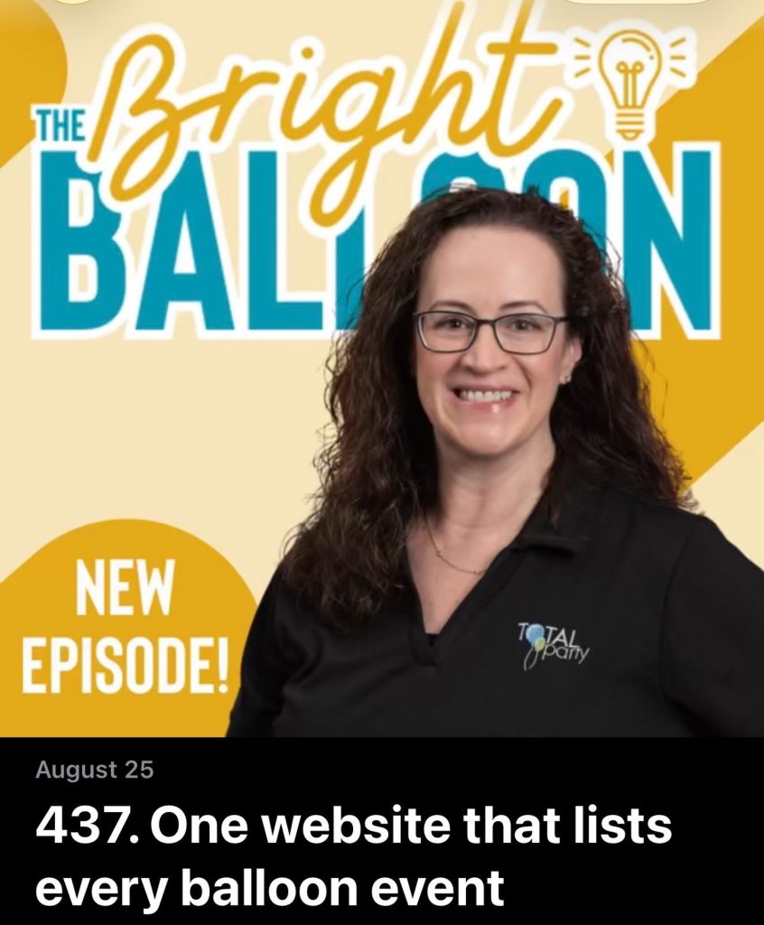 I&rsquo;m on the newest episode of the Bright Balloon podcast!  We talk about the MBP testing and the BalloonIndustryCalendar.com 🎈
#podcastguest #mbp @betallic @sempertex @thebrightballoon